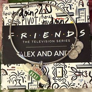 Alex and Ani Silver Central Perk Charm Bracelet